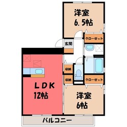 ノールベルク Bの物件間取画像